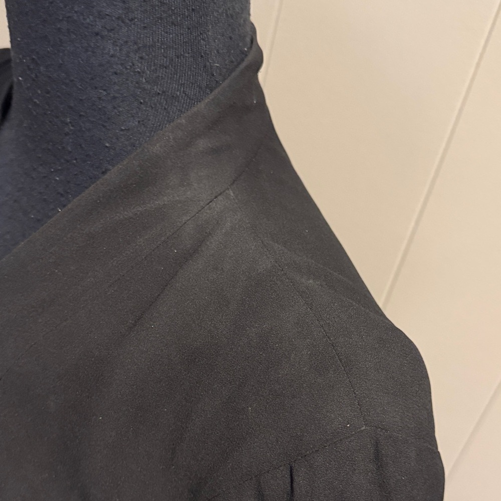 B25 Eileen Fisher Black Women's Small Jacket Minimalist Preppy Office - Picture 7 of 8